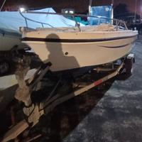 Barca 4,60 mt con carrello 