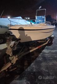 Barca 4,60 mt con carrello 