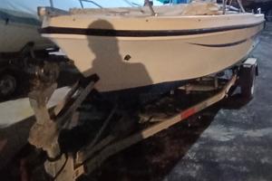 Barca 4,60 mt con carrello 