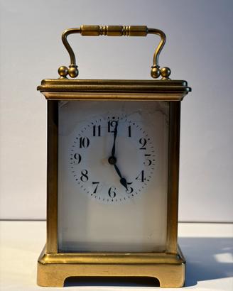 Orologio da viaggio ottone francese antico