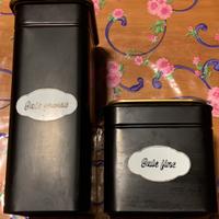 Barattoli in metallo