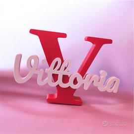 lettera 3d personalizzata