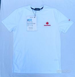 Maglia Dsquared2 bianca da Uomo - Nuova