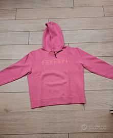 FERRARI Felpa rosa tessuto tecnico TG. XL