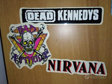 Nirvana Dead Dennedys adesivi vintage