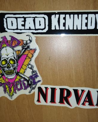 Nirvana Dead Dennedys adesivi vintage