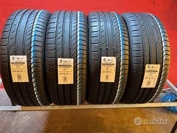 4 gomme 235 45 19 continental rft a3286