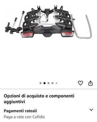 Porta E- bike Thule gancio traino