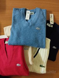 Lacoste Maglioni collo a V nuovi con etichetta 