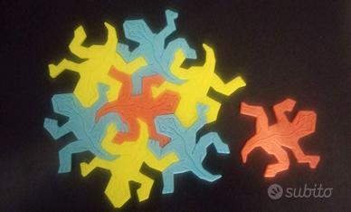 Gioco a incastro: Lucertole di Escher