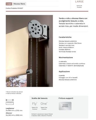 Tenda per uso interno