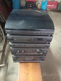 impianto stereo anni 1990 