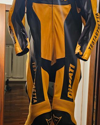 Tuta Moto pelle "Ducati Testastretta" Dainese
