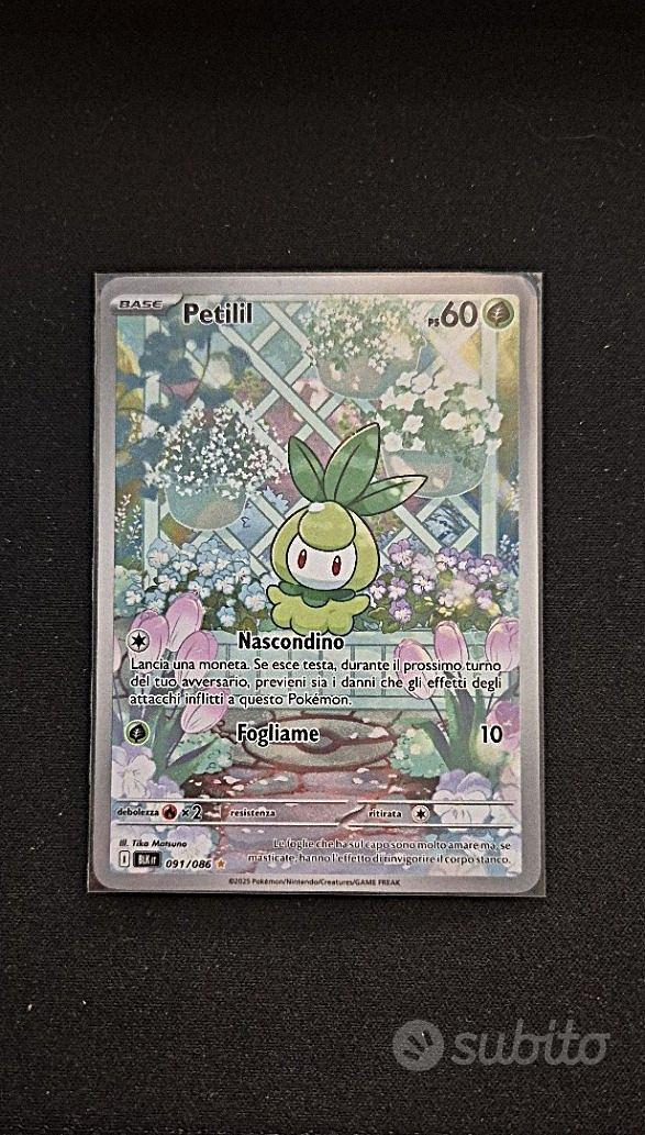 petilil pokemon card price 006/086 (Poké Ball) Grass Grass Spin Turn (10) Switch this Pokémon with 1 of your Benched Pokémon Petilil - Boundaries Crossed Pokémon