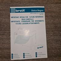 Lettino Pieghevole Brevi con Materasso