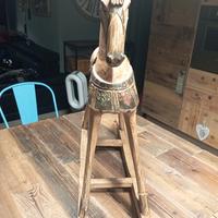 cavallo a dondolo in legno
