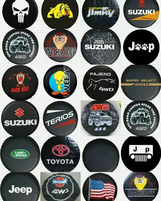 copriruota di scorta fuoristrada tutti i marchi 