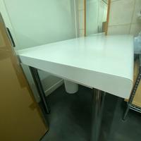 Tavolo bianco fa cucina sei posti allungabile