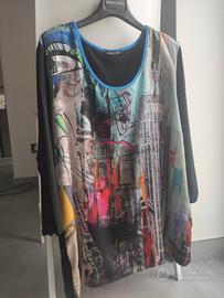 Maglia con stampa Luisa Viola