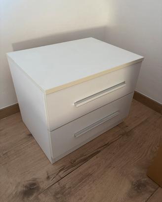 Comodini bianco rovere