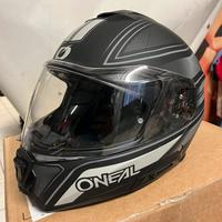 Casco Moto integrale O’Neal Nero Opaco con visiera
