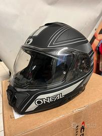 Casco Moto integrale O’Neal Nero Opaco con visiera