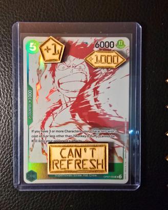Set segnalini Tokens in legno One Piece TCG