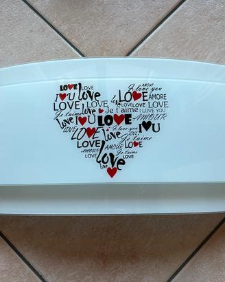Plafoniera applique cuore