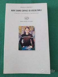 Libro NON SIAMO CAPACI DI ASCOLTARLI