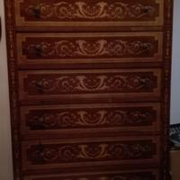 mobile settimanale intarsiato 