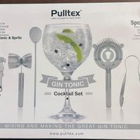 SET BARMAN INOX 5 PZ GIN TONIC E SPRITZ