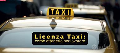 LICENZA TAXI A PIOSSASCO -DISPONIBILE SUBITO