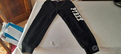 pantaloni tuta neri invernali pyrex x ragazzo/a