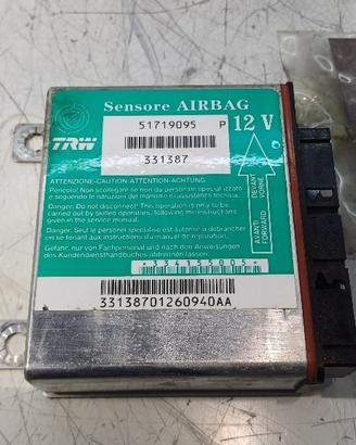 CENTRALINA AIRBAG FIAT Seicento /600 51719095 187A