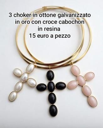 Lotto di Bigiotteria nuova in ottone e alluminio