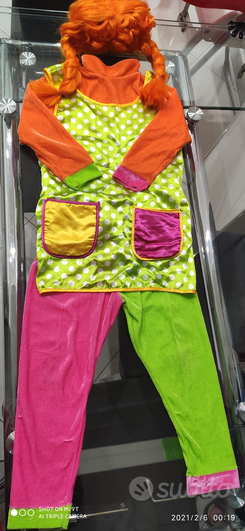 Costume di carnevale Pippi calzelunghe 2/3 anni - Tutto per i bambini In  vendita a Napoli