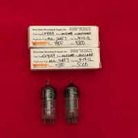 Coppia valvole mullard 12at7 testate e accoppiate
