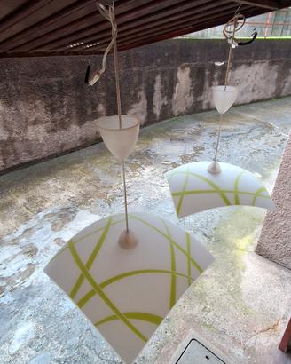 Coppia di lampadari da cucina, cameretta