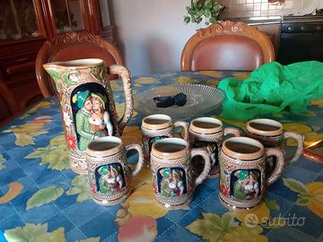 Set caraffa e boccali