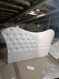 testata letto in pelle
