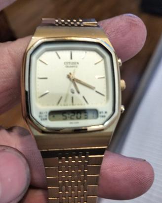 Orologio citizen  vintage dorato mai usato