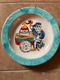 Piatto ceramica vintage De Simone