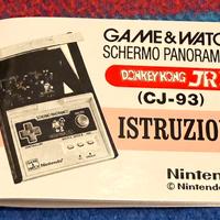 Game & Watch Nintendo Donkey Kong JR CJ 93 manuale