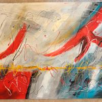 Quadro tecnica mista acrilico 