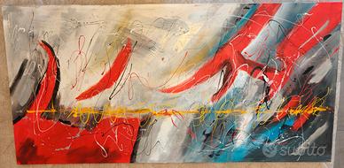 Quadro tecnica mista acrilico 