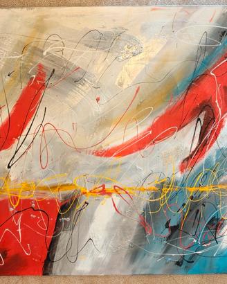 Quadro tecnica mista acrilico 