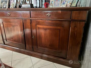 credenza vero noce massello 