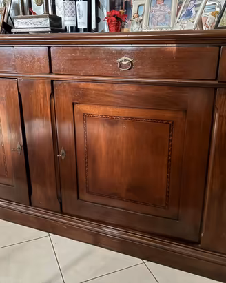 credenza vero noce massello 