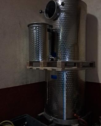 vaschette in acciaio per vino