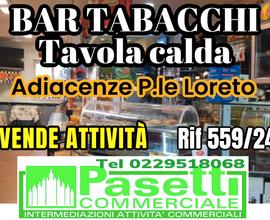 BAR TABACCHI TAVOLA CALDA adiacenze P.le Loreto